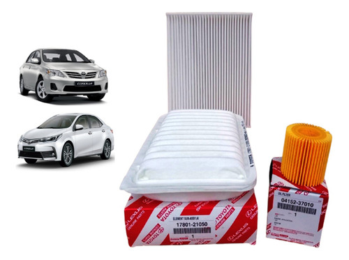Kit Filtros Originales Toyota Corolla 2012-2020