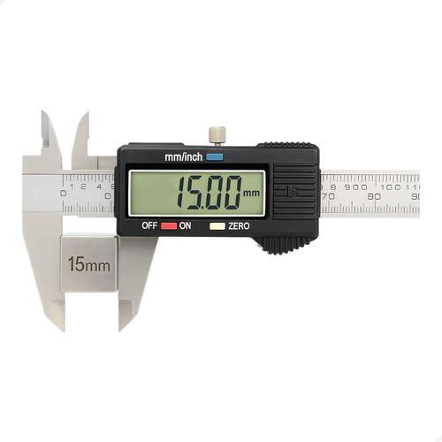 Paquímetro Digital 150mm Aço Inox Com Estojo Profissional