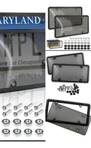 Comprar Porta Placas Humado Y Semi Ahumado Con Tornillos