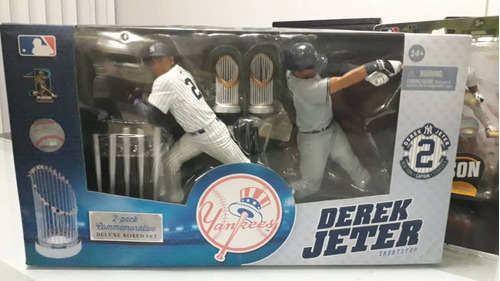 2-pack Derek Jeter Muñecos Coleccion Mcfarlane Mlb 6pulgadas