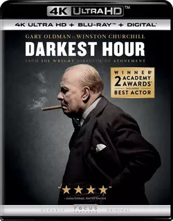 4K Ultra Hd + Blu-ray Darkest Hour / Las Horas Mas Oscuras
