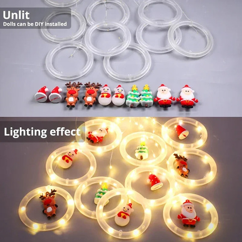 Nueva Cadena De Luces Led De Navidad, Luces De Decoración Cr
