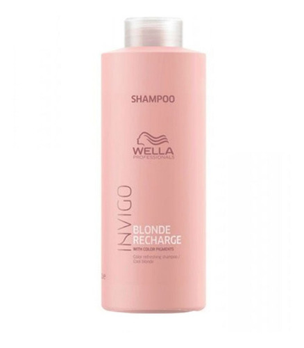 Shampoo Matizador Blonde Recharge Wella 1 Litro