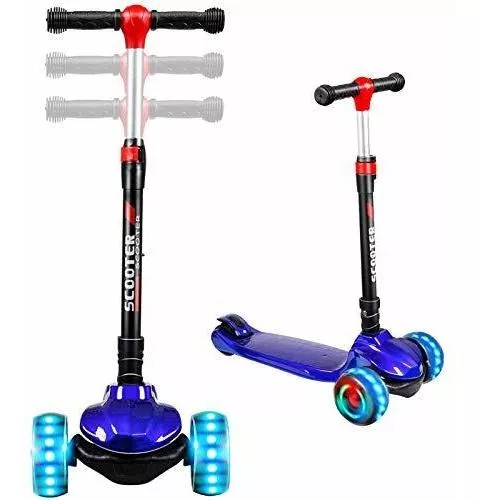 Scooter Monopatín De Pie Plegable Para Niños 2-14 Años