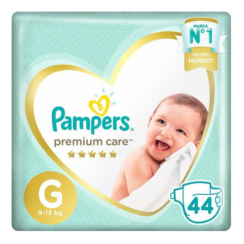 Pañales Pampers Premium Care  Grandes 44 unidades