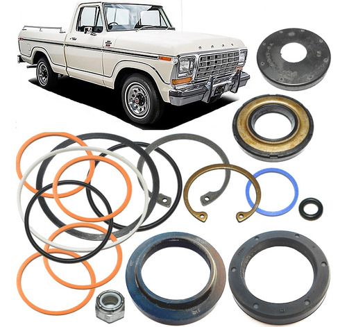 Ford F-100  1978 -1979 Kit Reparar Caja Dirección Hidráulica