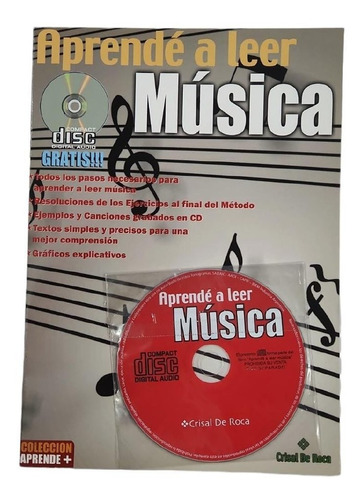 Metodo Aprende A Leer Musica +dvd Crisal De Roca Musicapilar