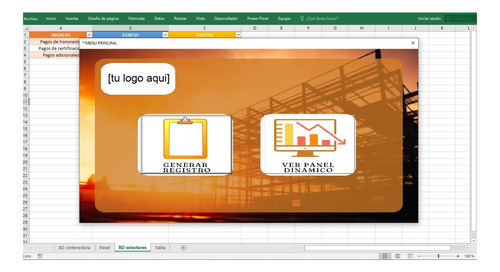 Sistema Excel Para Gestión De Constructoras
