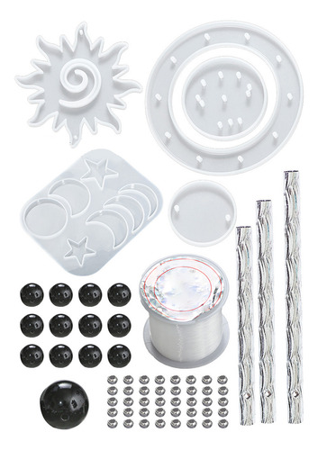 Molde Epoxi Para Carillón De Viento, Kit De Material Para Ca