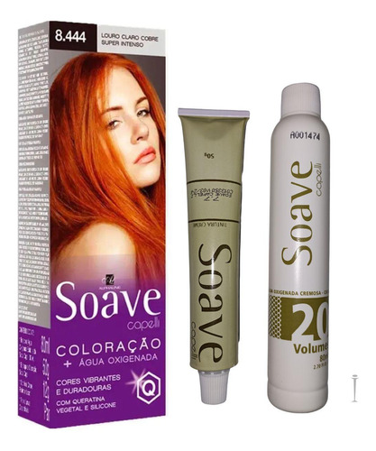 Coloração Soave Capelli - 8.444 Louro Claro Cobre Super