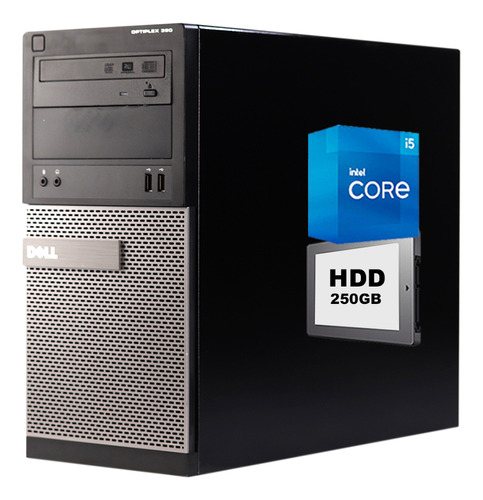 Pc Computadora Dell Optiplex 7010 Core I5 4gb + Hdd 250gb (Reacondicionado)