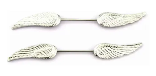 Piercing Pezón (x2 Und) En Acero Quirúrgico