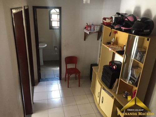Sobrado Grande Com 3 Quartos A 500m Da Praia Em Itanhaém - Ca00019 - 34079318
