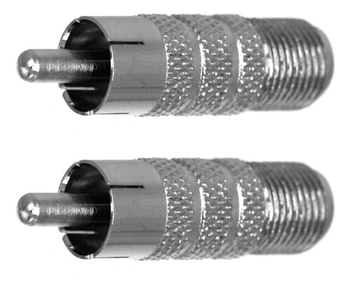 Cess F Tipo Para El Conector Adaptador De Enchufe Rca (2