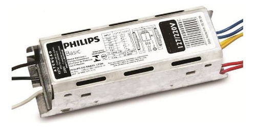 Reator Eletronico 1x16w Biv T8 Afp Basic Philips Eb116a16/26