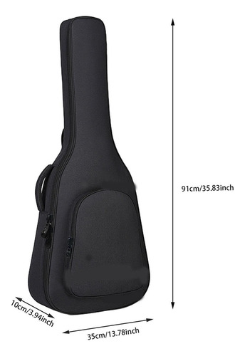 Estuche Para Guitarra Acústica Para Guitarra De 36 Pulgadas