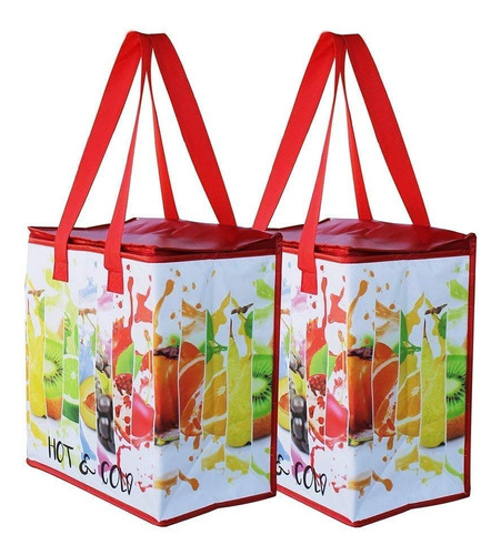 Earthwise Bolsa De Comestibles Reutilizable Aislada Con Tapa