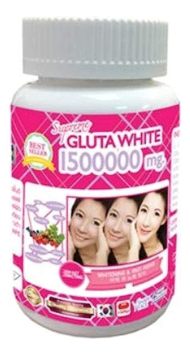 Supreme Gluta White 1500000 Mg. Blanqueamiento Y Anti Enveje