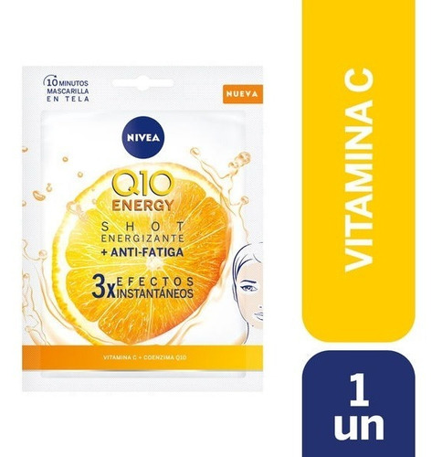 Nivea Q10 Energy Mascarilla En Tela