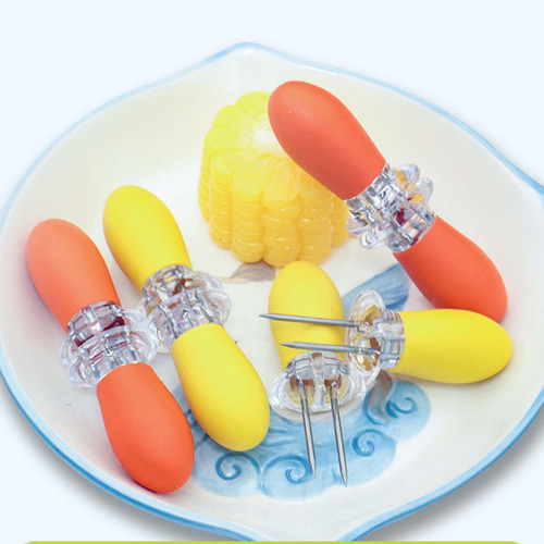 2 X 2 Uds Brochetas Cob Palillos De Maíz Soportes De