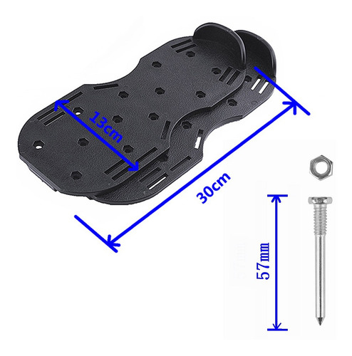 Imagen 8 de 8 de Césped Aireador Zapatos Herramienta Eficaz Para Airear Patio