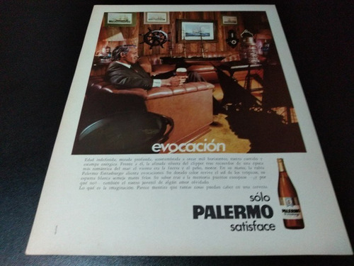 (pb449) Publicidad Clipping Cerveza Palermo * 1968