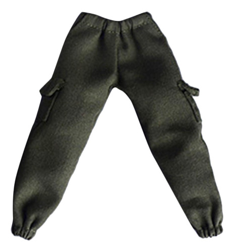 1/12 Hip Hop Men Streetwear Cargo Pants Realista Para Verde