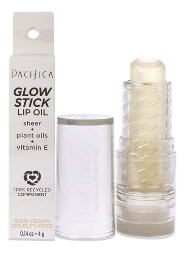 Pacifica Glow Stick Lip Oil - Clear Sheer Para Mujer