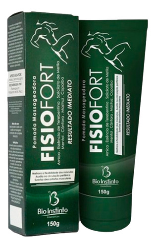  Kit 2 Pomada Fisiofort Bio Instinto Verde Original 150g