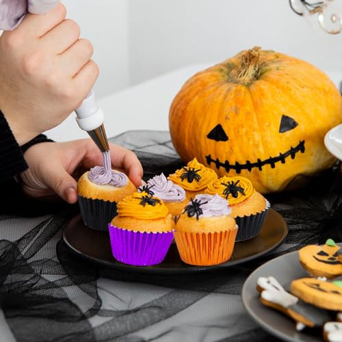 Forros De Aluminio Para Magdalenas De Halloween De Whaline,