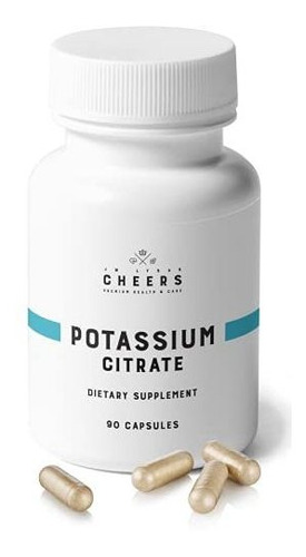 Saludos Citrato De Potasio Natural Cápsulas 333mg | 90 Tabl