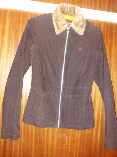 Campera Chocolate Con  Corderito 