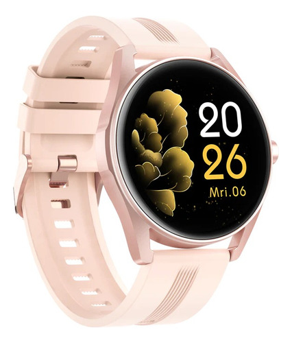 Smartwatch G-tide Reloj R3 Caja Azul Con dos correas Rosa y lila Diseño Milanese