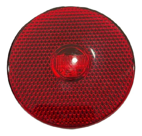 Faro Lateral Tipo Randon 12v-24v Led Rojo C/soporte