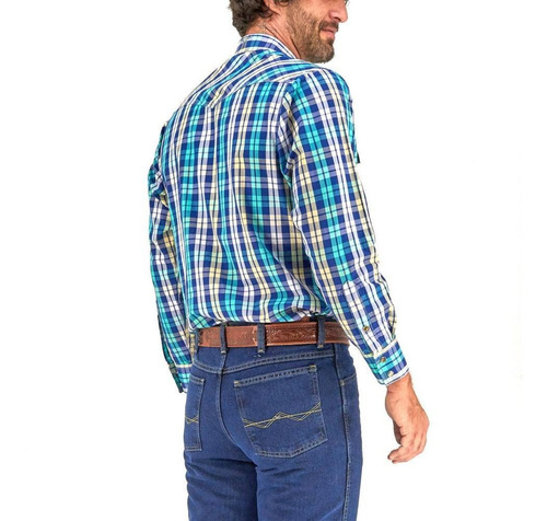 Imagen 4 de 6 de Camisa Vaquera Wrangler Hombre Manga Larga G70