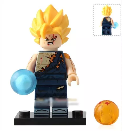 Boneco Saiyan Goku Articulado Dragon Ball 30cm F0072-2 Fun em