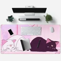 Comprar Mouse Pad Largo Arte Cute Kawaii Gatitos Anime 30x70cm