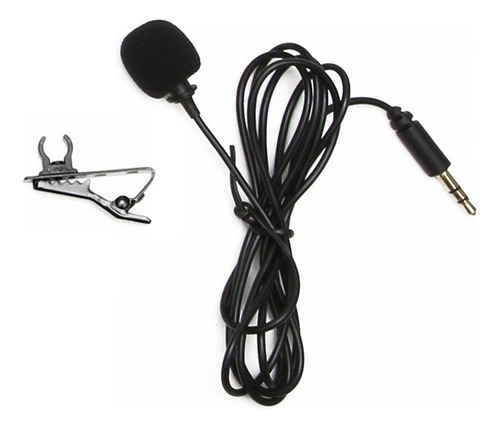 Micrófono Boya BY-LM4 Pro para cámara réflex digital y celular, negro, con funda