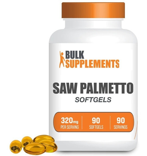 Bulk Supplements | Saw Palmetto Extract | 320mg | 90 Softgel