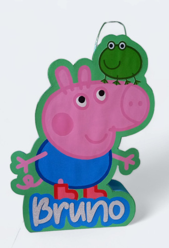 Piñata Personalizada George Pig (peppa Pig) 