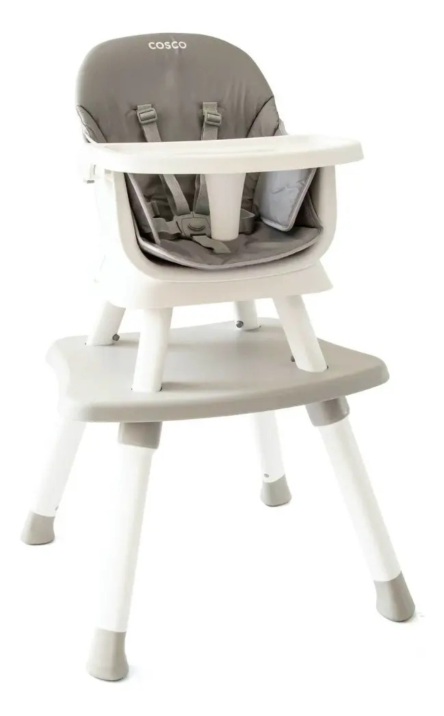 Cadeira de Refeição Cosco  Kids,  Convertty, 8 em 1, Cinza