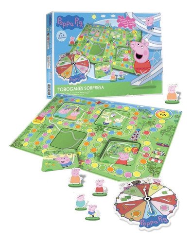 Juego De Mesa Peppa Pig Aprender Colores Mi Primer Juego