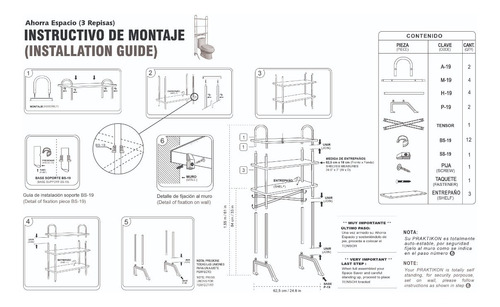 Imagen 5 de 6 de Organizador De Baño Ahorra Espacio Rack Estante Konekte
