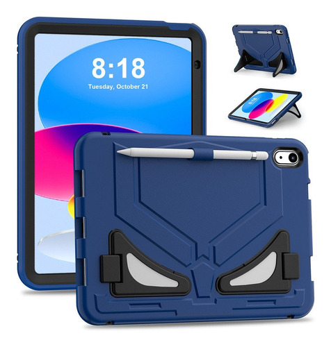 Funda Plana Azul Marino Para Ipad10 10.9 Pulgadas 2022