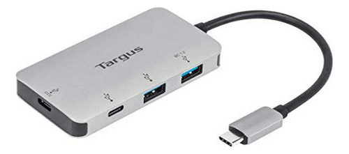 Hub Usb-c  Con 4 Puertos: 2 Usb-a, 2 Usb-c, Pd 100