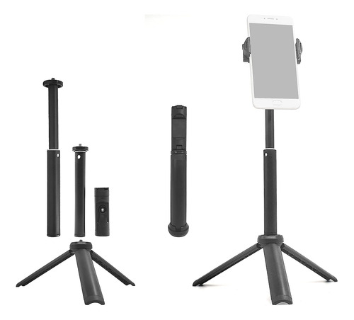 Tripode/selfie Stick Desmontable Rotacion 360 40cm