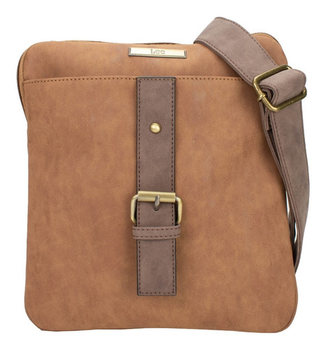 Crossbody De Caballero, Marca Lee En Color Café