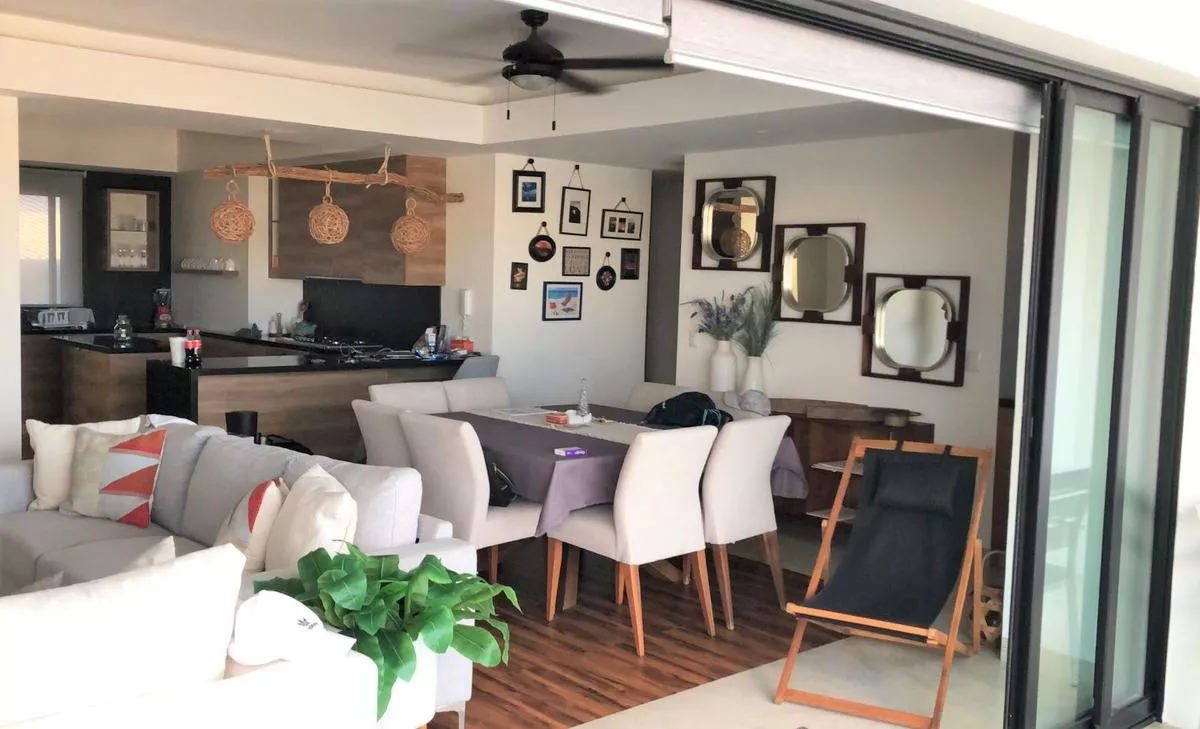 Departamento En Renta,3 Recámaras, Amueblado, Nivel 6, Aqua, Av, Huayacan, Cancún.