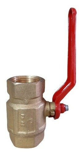 Llave De Bola O Valvula De Paso Rapido 1 Grinaca Bronce