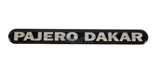 Emblema Adesivo Resinado Mitsubishi Pajero Dakar Mt-pjdkr